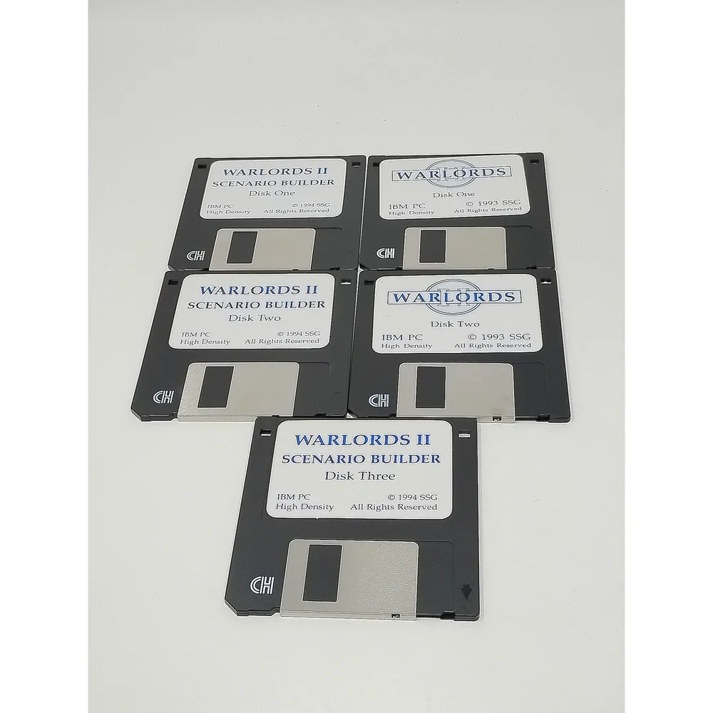 Strategic Studies Group Warlords II PC Game 1993 Big Box Turn Based DOS Strategy